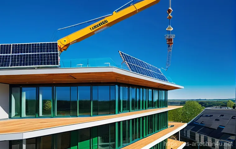 건축기술사 필수 서적 - **BIM-Powered Collaborative Design Hub:**
    "Inside a futuristic, brightly lit architectural offic...