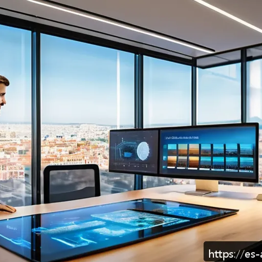 건축기술사 실무에서 활용할 수 있는 소프트웨어 - A modern architectural office environment with a diverse team of engineers and architects collaborat...