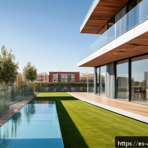 건축기술사 시험에 자주 출제되는 이론 - A modern residential building exterior showcasing large floor-to-ceiling windows that maximize natur...