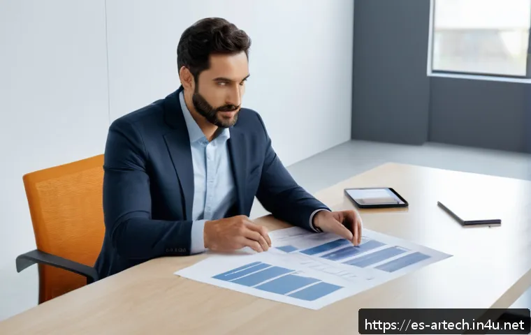 건축기술사 실기시험 면접 대비 - A professional architecture interview scene set in a modern office with a confident Spanish-speaking...